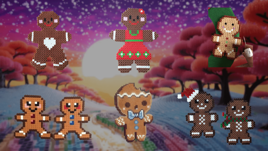 Lebkuchen Bügelperlen