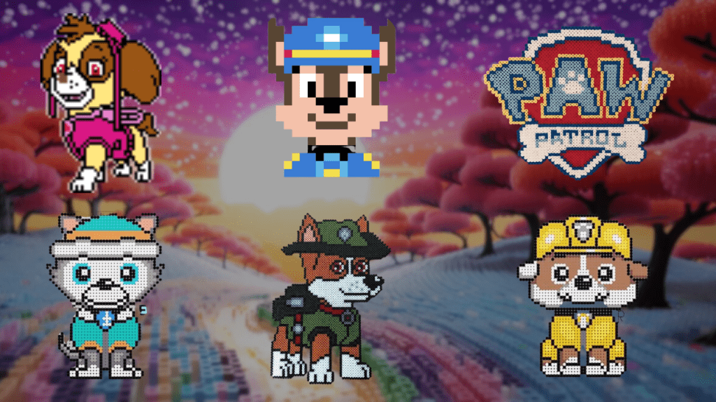 Paw Patrol Bügelperlen