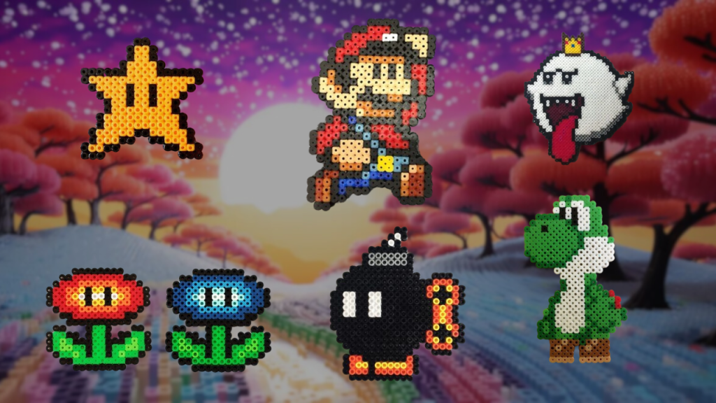 Super Mario Bügelperlen