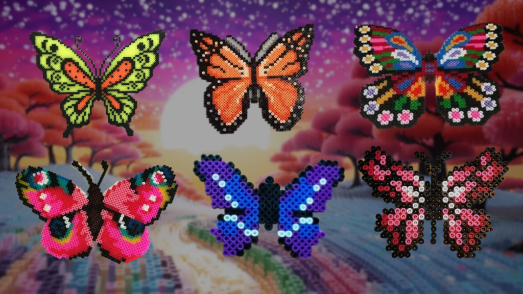 Schmetterling Bügelperlen Vorlagen