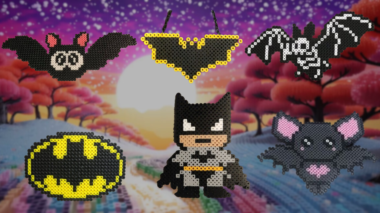 Fledermaus Bügelperlen