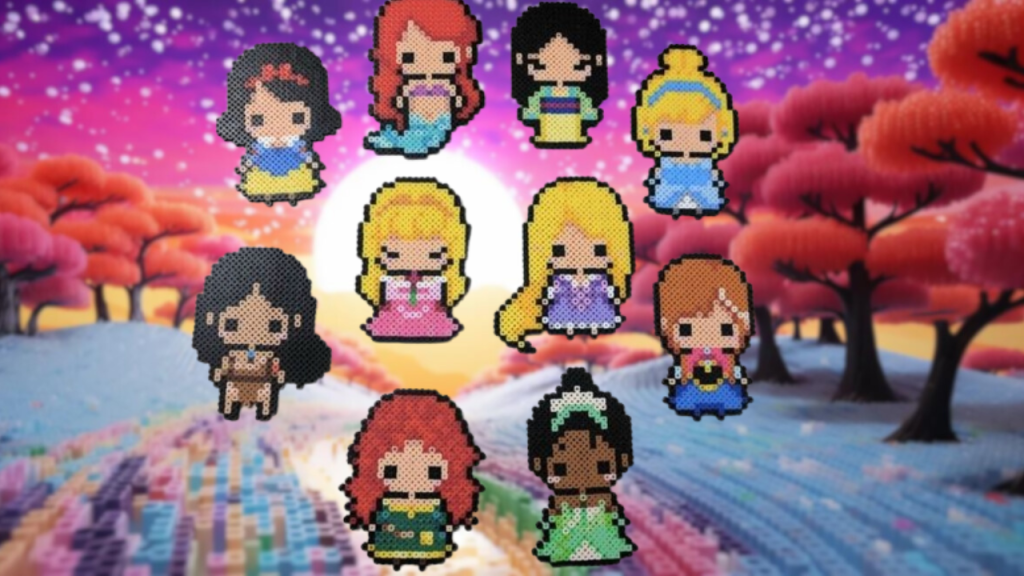 Prinzessin Bügelperlen Vorlagen