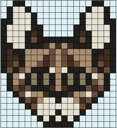 Leopard Bügelperlen