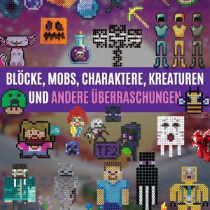 Minecraft Bügelperlen Vorlagen - Creeper, Steve und mehr
