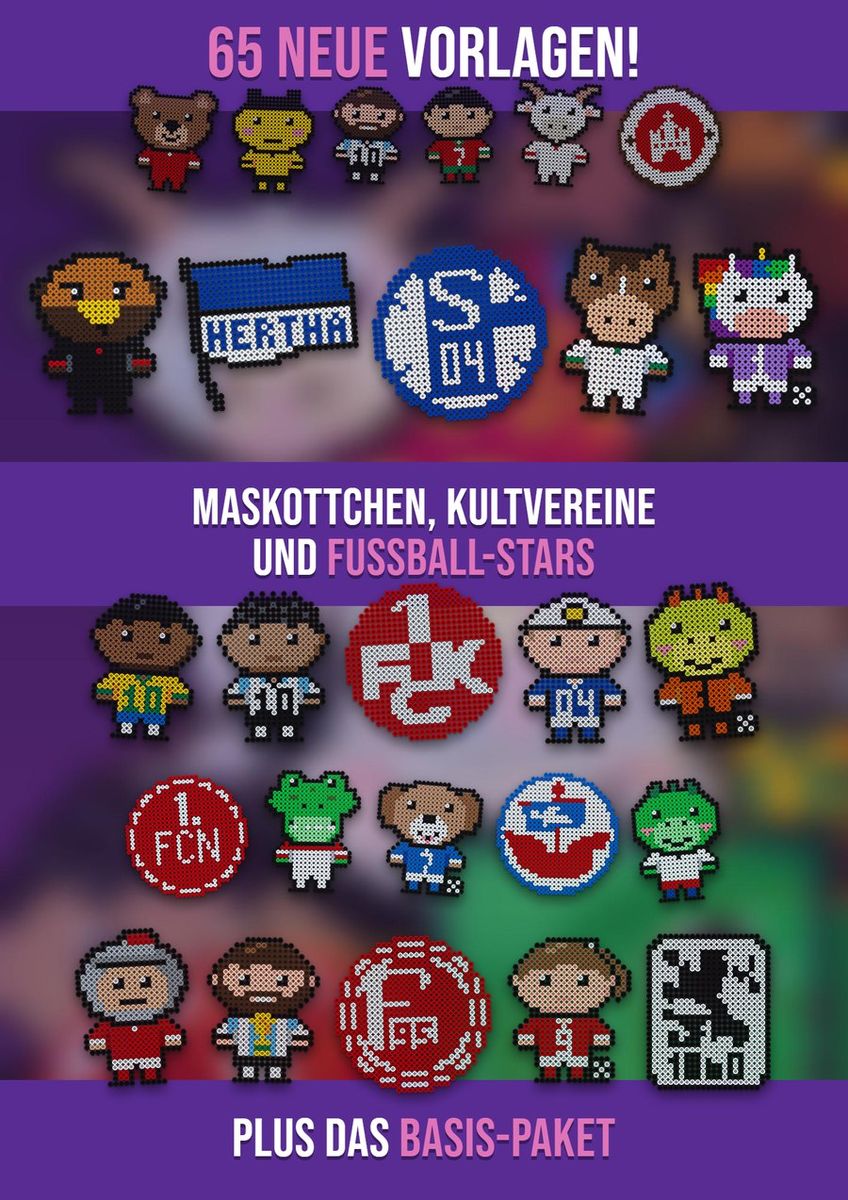 Fußball Bügelperlen Vorlagen – Standard