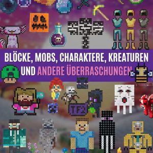 Minecraft Bügelperlen Vorlagen - Creeper, Steve und mehr