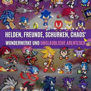 Sonic Bügelperlen Vorlagen - Sonic, Tails, Knuckles und mehr